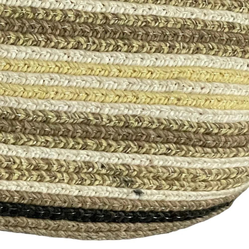 ANTHROPOLGIE Cosmetic Makeup Bag Bundle Natural Colors Tassels Sequins